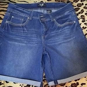 Denim shorts